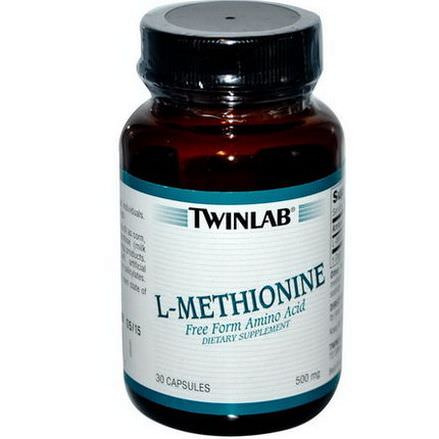 Twinlab, L-Methionine, 500mg, 30 Capsules