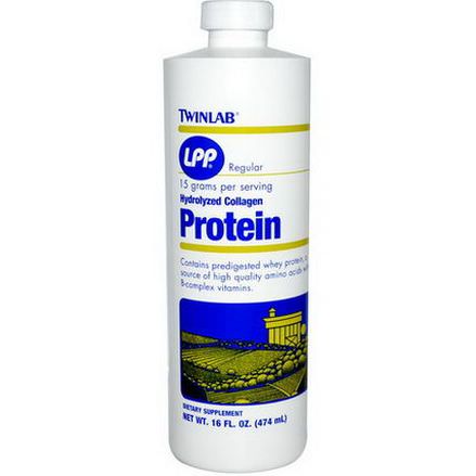 Twinlab, LPP, Hydrolyzed Collagen Protein, Regular 474ml