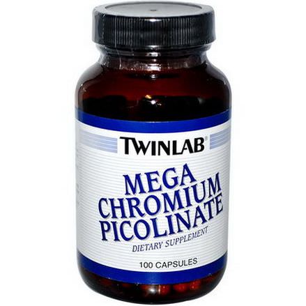 Twinlab, Mega Chromium Picolinate, 100 Capsules