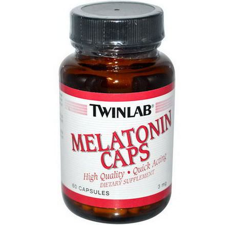 Twinlab, Melatonin Caps, 3mg, 60 Capsules