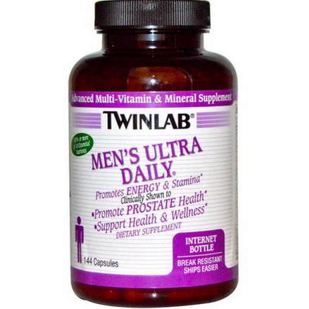 Twinlab, Men's Ultra Daily, 144 Capsules