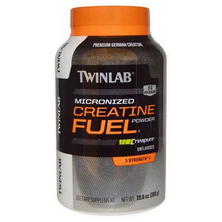 Twinlab, Micronized Creatine Fuel, Strength, Unflavored, 5g 300g