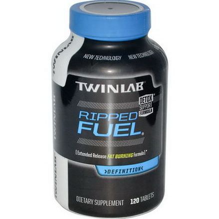 Twinlab, Ripped Fuel, Extended Release Fat Burning Formula, 120 Tablets