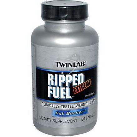 Twinlab, Ripped Fuel Extreme, Fat Burner, 60 Capsules