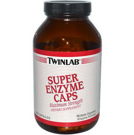 Twinlab, Super Enzyme Caps, 200 Capsules