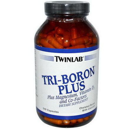 Twinlab, Tri-Boron Plus, 240 Capsules