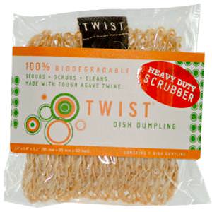 Twist, Dish Dumpling Scrubber, 3.4