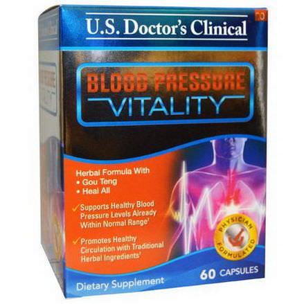 US Doctor's Clinical, Blood Pressure Vitality, 60 Capsules