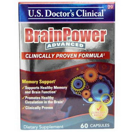 US Doctor's Clinical, Brainpower Advanced, 60 Capsules