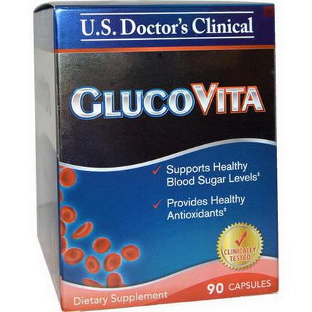 US Doctor's Clinical, GlucoVita, 90 Capsules