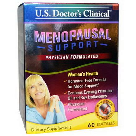 US Doctor's Clinical, Menopausal Support, 60 Softgels