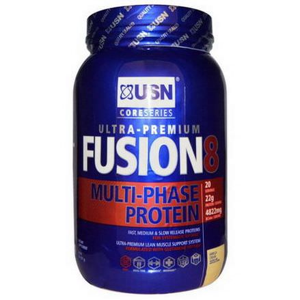 USN, Fusion 8, Multi-Phase Protein, Vanilla Cream 907g