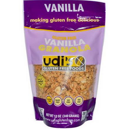 Udi's, Gluten Free Granola, Vanilla 340g