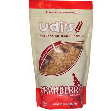 Udi's, Natural Artisan Granola, Cranberry 369g