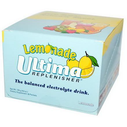 Ultima Health Products, Ultima Replenisher, Lemonade, 30 Packets 129g