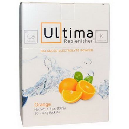 Ultima Health Products, Ultima Replenisher, Orange 132g, 30 Packets
