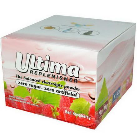 Ultima Health Products, Ultima Replenisher, Red Raspberry, 30 Packets, 4.4g Each