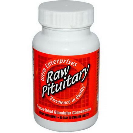 Ultra Glandular Enterprises, Raw Pituitary, 60 Easy-To-Swallow Tablets