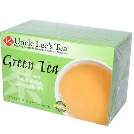 Uncle Lee's Tea, Green Tea, 20 Tea Bags 36g