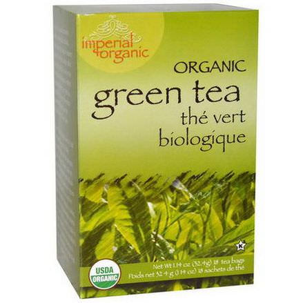 Uncle Lee's Tea, Imperial Organic, Green Tea, 18 Tea Bags 32.4g