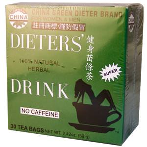 Uncle Lee's Tea, Legends of China, Dieter's 100% Natural Herbal Drink, No Caffeine, 30 Tea Bags 69.g
