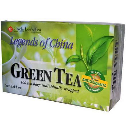 Uncle Lee's Tea, Legends of China, Green Tea, 100 Tea Bags, 5.64 oz
