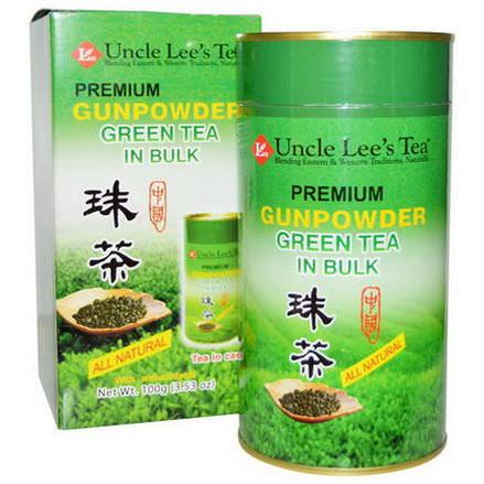 Uncle Lee's Tea, Premium, Gunpowder Green Tea in Bulk 100g