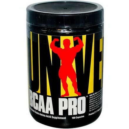 Universal Nutrition, BCAA Pro, Branched-Chain Amino Acid Supplement, 100 Capsules