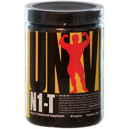 Universal Nutrition, N1-T, Natural Testosterone Supplement, 90 Capsules