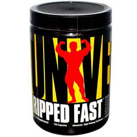 Universal Nutrition, Ripped Fast, Advanced, High Potency Fat Burner, 120 Capsules