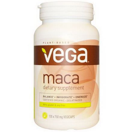 Vega, Maca, 750mg, 120 Veggie Caps