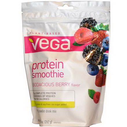 Vega, Protein Smoothie, Bodacious Berry Flavor 262g