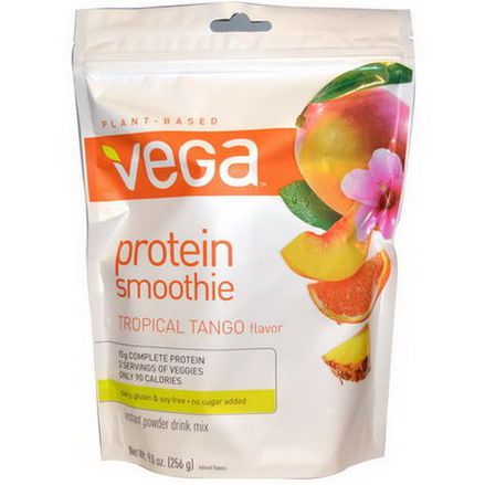 Vega, Protein Smoothie, Instant Powder Drink Mix, Tropical Tango Flavor 256g