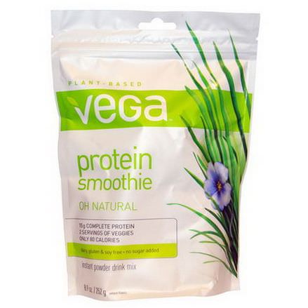 Vega, Protein Smoothie, Oh Natural 252g