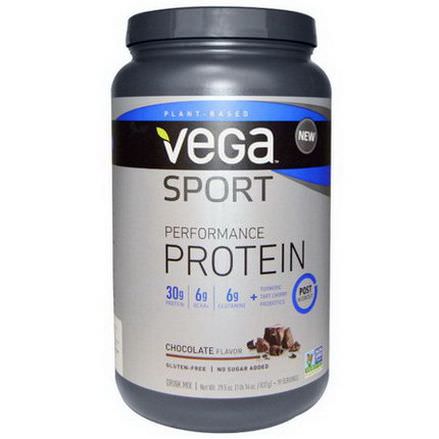 Vega, Sport Performance Protein, Chocolate Flavor 837g