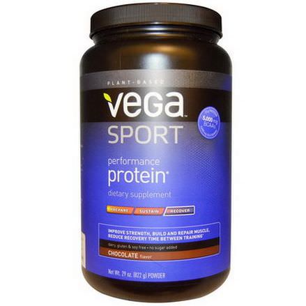 Vega, Sport, Performance Protein, Recover, Powder, Chocolate 822g