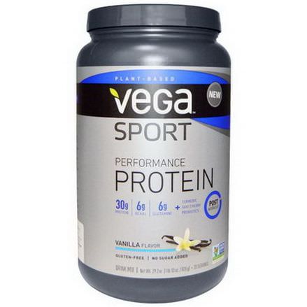 Vega, Sport Performance Protein, Vanilla Flavor 828g