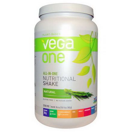 Vega, Vega One, All-In-One Nutritional Shake, Natural 862g