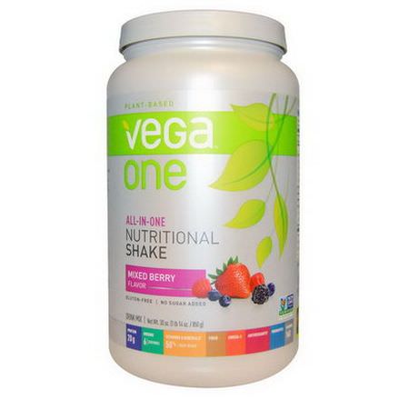 Vega, Vega One, All-in-One Nutritional Shake, Mixed Berry 850g