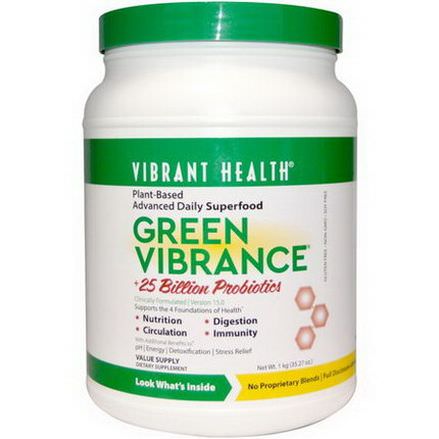 Vibrant Health, Green Vibrance, Version 15.0 1 kg