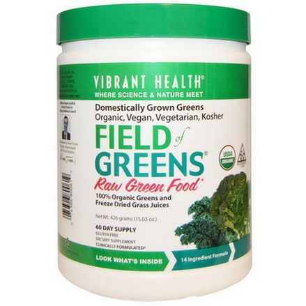Vibrant Health, Organic Field of Greens 426g