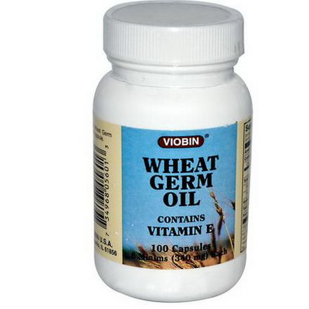 Viobin, Wheat Germ Oil, 340mg, 100 Capsules