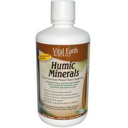 Vital Earth Minerals, Humic Minerals 946ml