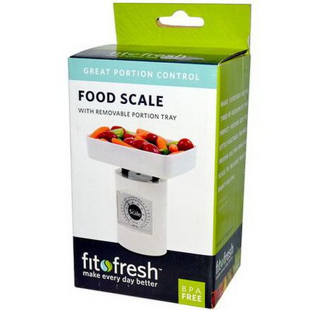 Vitaminder, Fit&Fresh, Food Scale with Removable Portion Tray