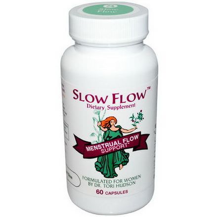 Vitanica, Slow Flow, Menstrual Flow Support, 60 Capsules