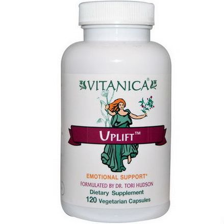 Vitanica, Uplift, Emotional Support, 120 Veggie Caps