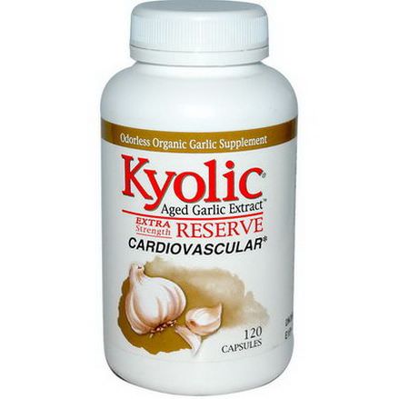Wakunaga - Kyolic, Aged Garlic Extract, Extra Strength Reserve, 120 Capsules