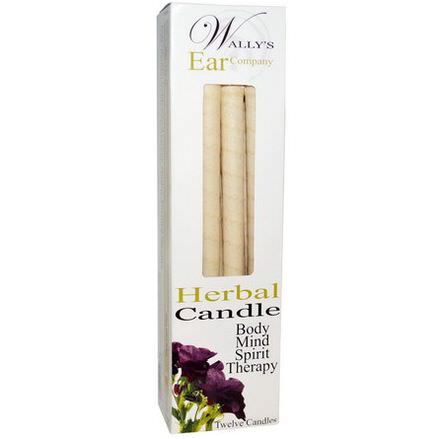 Wally's Natural Products, Herbal Candle, 12 Candles