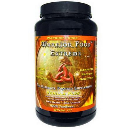 Warrior Force Nutritionals, Warrior Food Extreme V 2.0, Vanilla Plus 1000g