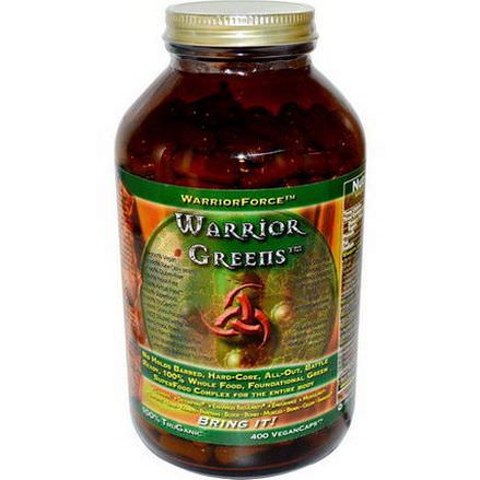 Warrior Force Nutritionals, Warrior Greens, 400 VeganCaps